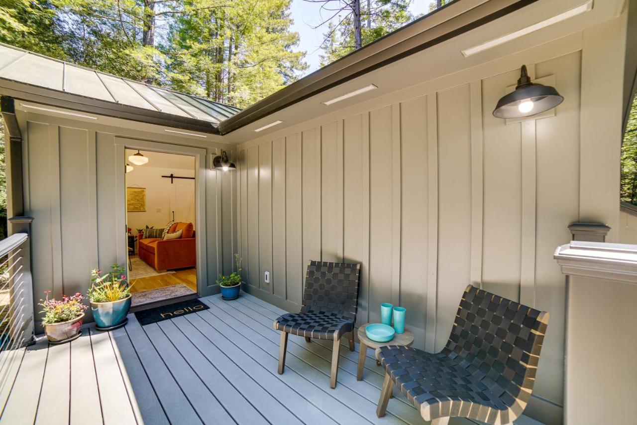 Peaceful Mendocino Cottage Surrounded By Redwoods Exterior photo